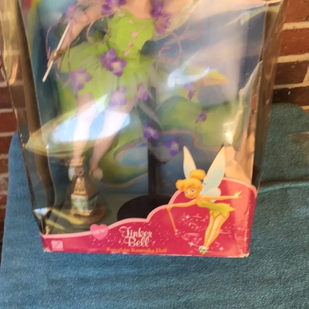 Disney Tinker Bell Porcelain Keepsake Doll